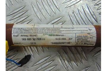 1K6880741AA AIRBAG CORTINA DELANTERO IZQUIERDO VOLKSWAGEN GOLF V (1K1)(10.2003)