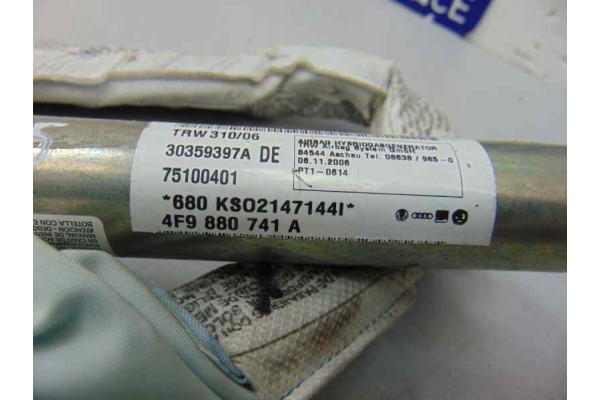 4F9880741A AIRBAG CORTINA DELANTERO IZQUIERDO AUDI A6 ALLROAD QUATTRO (4FH) 3.2 FSI 4F9880741A 181295 AUDI - 2