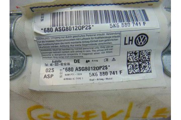 5K6880741D AIRBAG CORTINA DELANTERO IZQUIERDO VOLKSWAGEN GOLF VI (5K1)(10.2008)