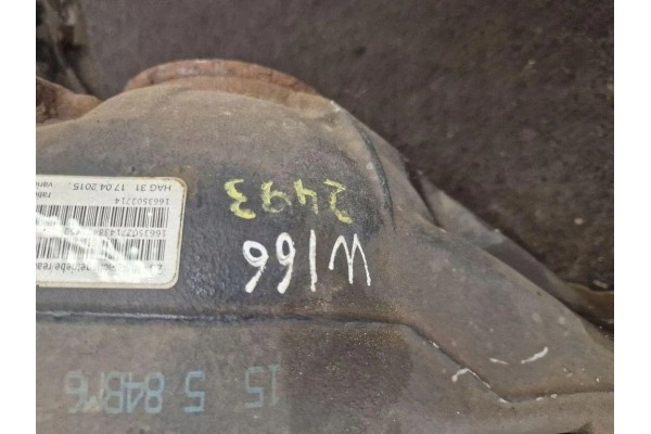 Reductor trasero Mercedes-Benz M (W166) A1663502714 3.0L diésel 190kW 2014 usado 4