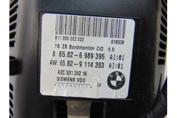 6989395 PANTALLA MULTIFUNCION BMW SERIE 5 BERLINA (E60) 535d 6989395 182819 BMW - 5