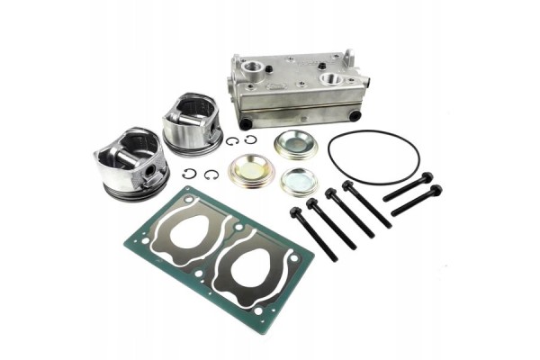 Wabco compressor head with pistons and rings DAF CF 1813542 Packaging status original