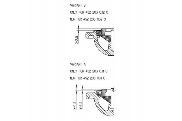 Coupling head red Swiss 4522030310 Catalog number of substitutes DT Spare Parts 9 72009