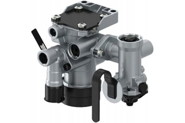 Relay emergency brake valve with release valve and ELV without