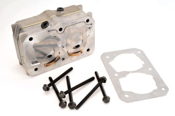 Air compressor cylinder head 412 442 000 2 for RVI KERAX Catalog number of the part VIC 150523