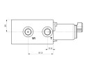Pressure reduction valve double acting proportional KA1EZ24VDC Part manufacturer 0AMS