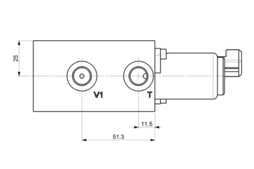 Pressure reduction valve double acting proportional KA1EZ24VDC Part manufacturer 0AMS