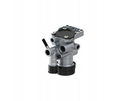 Relay trailer emergency braking valve with release valve 9