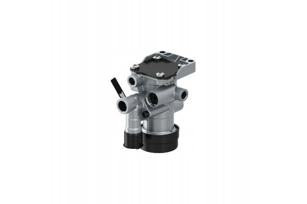 Relay trailer emergency braking valve with release valve 9