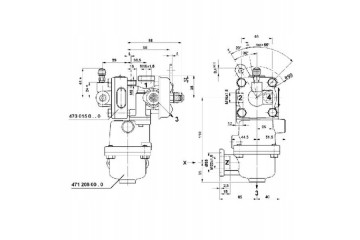 Trailer control valve 4700155990 Part manufacturer Wabco