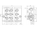 Base plate 1 4 5x PVBP145 Part manufacturer Akcesoria