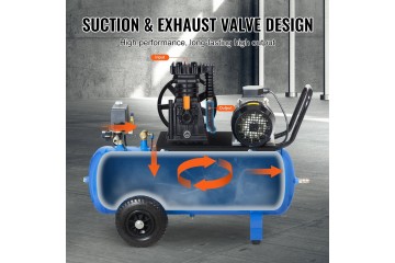 Dual Cylinder Air Compressor Pump Head 3 HP 116 PSI Oil Part manufacturer no brand