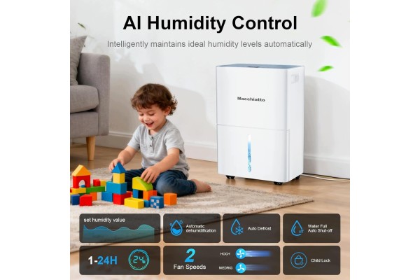 DEHUMIDIFIER COMPACT 16 L PER DAY WITH AUTOMATIC OPERATION Part manufacturer Ideal