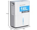 Deshumidificador Compacto 16 L por Día con Funcionamiento Automático