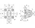 Rotary flange SFS040 Part manufacturer Kramp