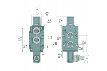 GRANIT Valves 6 2 manually operated DV90 B 6 KZ Catalog number of the original 87001773