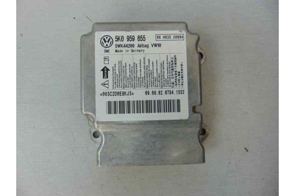 5C0959655 CENTRALITA AIRBAG VOLKSWAGEN GOLF VI (5K1)(10.2008)