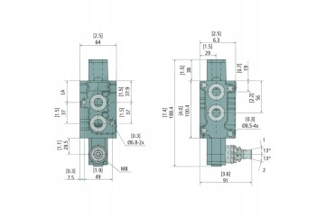 GRANIT Valve 6 2 manually controlled DV60 A 6 KZ1 Part manufacturer Granit
