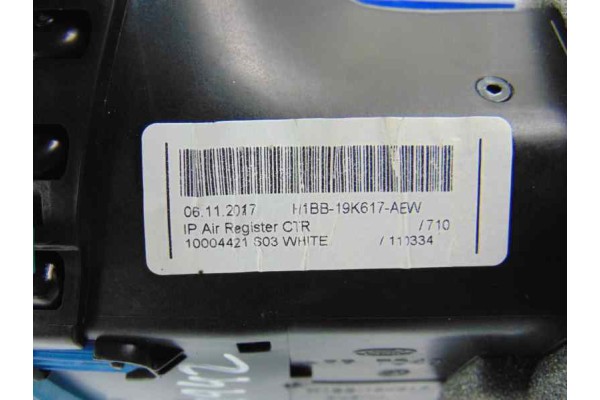 H1BB-19K617-AEW REJILLA AIREADORA FORD FIESTA (CE1) Cool&Connect 2017 H1BB-19K617-AEW 184942 FORD - 1