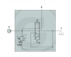 Walvoil Monoblock valve SD4 1 KG3 120 38L