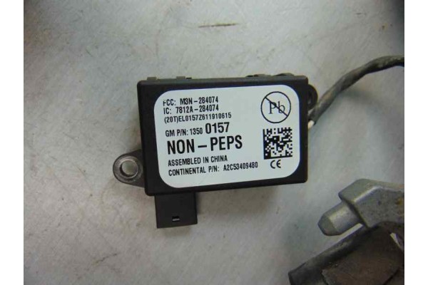 20939745  ANTIRROBO / LLAVE CONTACTO CHEVROLET AVEO HATCHBACK LT 2012 20939745 185649 CHEVROLET - 4