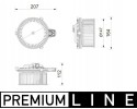 Indoor fan MAHLE AB 443 000P Part manufacturer Mahle
