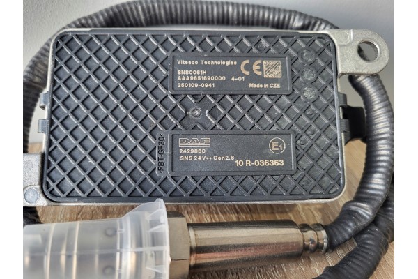 Sensor de gases de escape Nox Daf Euro 6 2293965 2429860 antes del ángulo Original nuevo 3