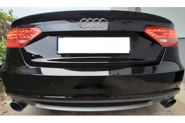 Silenciador deportivo Audi A5 A4 B8 2.0 3.0 con punta de 100 mm usado 4