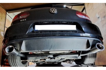 Sport end silencer for VW GOLF 6 VI R 1 8 2 5 gti tsi Part manufacturer Pesla