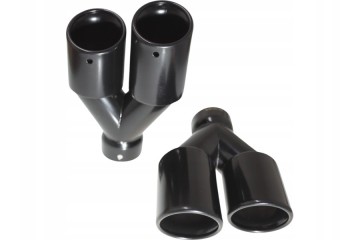 Exhaust tip set slanted double inlet 62mm outlet 65mm 24 1076 Catalog number of the part 24 1076