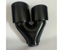 MALGO Exhaust tip double BMW 5f10 11 SET LEFT RIGHT 24 10101 Car type 4x4 SUV buses undefined trucks cargo vans RVs passenger ca
