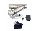 Electric exhaust throttle OGC 3 INCHES 76mm Y pipe DUAL VALVE for remote control