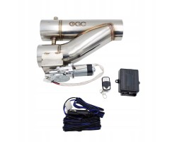 Electric exhaust throttle OGC 3 INCHES 76mm Y pipe DUAL VALVE for remote control
