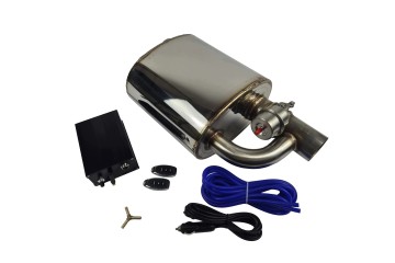 Active silencer with pneumatic throttle OGC 76mm 3 inches