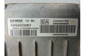 9646449280 CENTRALITA MOTOR UCE PEUGEOT 307 (S1)(04.2001)