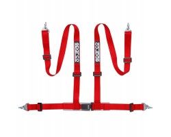 Belts Sparco 4 point Red