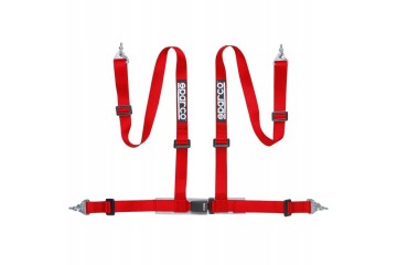 Belts Sparco 4 point Red