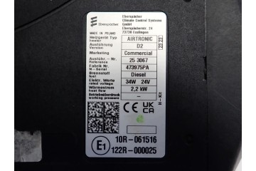 WEBASTO PARKING HEATER AIRTRONIC D2 473975PA 34W 24V FORD F MAX 23R Catalog number of the original 2 2 KW 2 2 KW