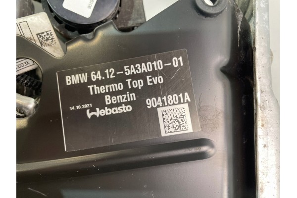 BMW 5 G30 G31 G11 PARKING HEATER WEBASTO PETROL 5A3A010 Catalog number of substitutes 9001800