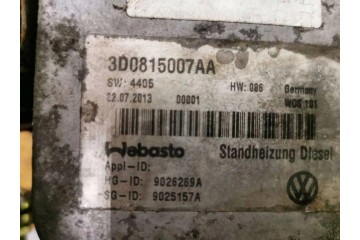 Webasto VW PHAETON 3D_ 3D0815007AA 3 0L diesel 176kW 2008 Catalog number of the original 3D0815007AA