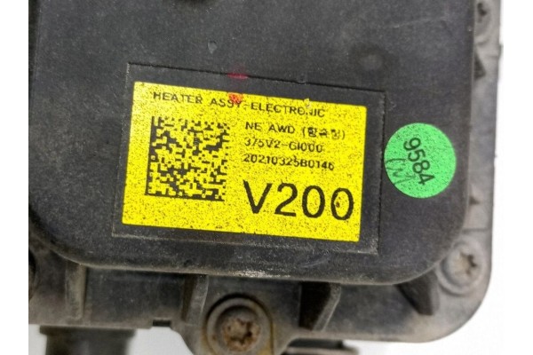 2022 Hyundai Ioniq 5 Parking heater Webasto 375V2GI000 Car type passenger cars