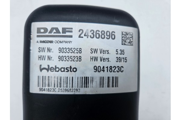 Webasto Thermo Top Pro 38 DAF XF XG 106 9033883D 2436896 Catalog number of the original 9033883D