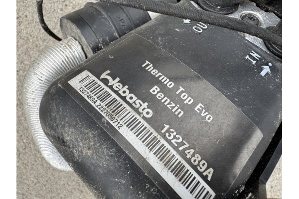 WEBASTO PARKING HEATER WET PETROL 1327489A SEAT ARONA 20R 17 21R Catalog number of the original 1327489A 9021034G