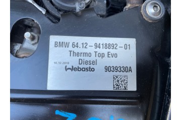 BMW G02 X4 G01 X3 WEBASTO PARKING HEATER 9418892 Customs tariff code 87082990