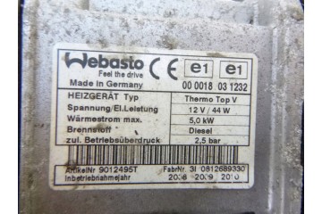 Webasto Heating Thermo Top V Ford Mondeo MK4 S Max 2 0 TDCi 9012495T Quality of parts according to GVO O original with manufactu