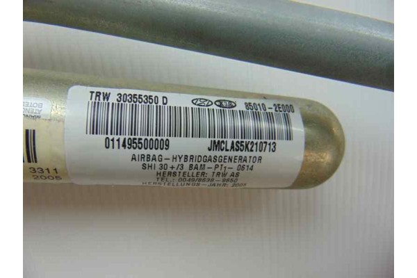 30371552A AIRBAG CORTINA DELANTERO IZQUIERDO HYUNDAI TUCSON (JM) 2.0 CRDi Comfort 2005 30371552A 188225 HYUNDAI - 2