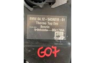 BMW X5 G05 X6 G06 PARKING HEATER WEBASTO THERMO TOP EVO 5A3A018 Catalog number of the original 5A3A018 9036722 64125A3A018 64129