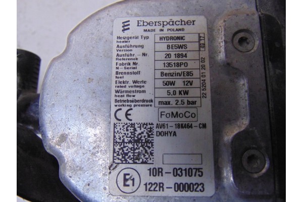 FORD C-MAX MK2 GASOLINA Calefactor estacionario Eberspacher AV61-18K46