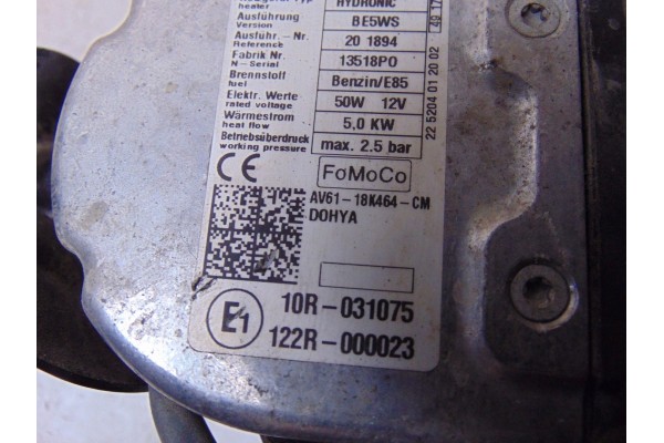 FORD C-MAX MK2 GASOLINA Calefactor estacionario Eberspacher AV61-18K46