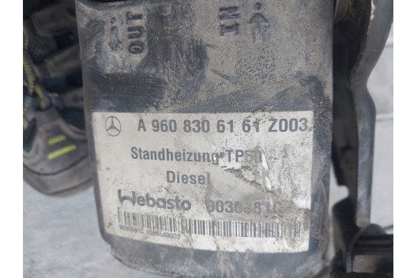 Mercedes actros mp 4 webasto parking heater Catalog number of the part A 9608306161